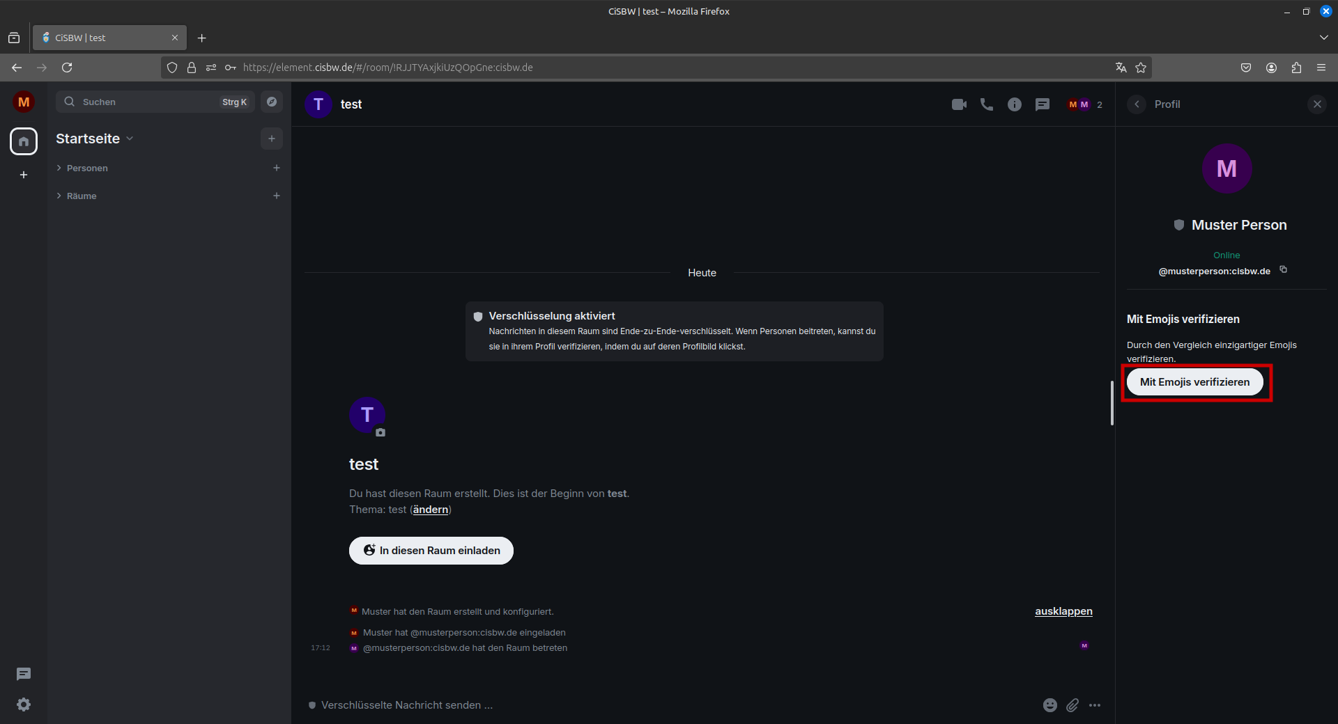 Mit Emojis verifizieren